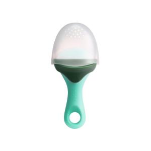 imageBoon Pulp Silicone Baby Fruit Feeder  Soft Silicone Baby Feeding Set  Fruit and Vegetable Baby Led Weaning Supplies  Baby Feeding Essentials  BlueMustard and GrayMint  2 CountMintGreen