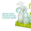 imageBoon NURSH Silicone Bottles and Grass Bundle Bottles ampamp Cleaning Accessories Starter SetSquare Drying Rack with Bottles