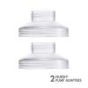 imageBoon Nursh Narrow Neck Pump Adapter for Medela Pumps to Nursh Bottles 2 Pack White