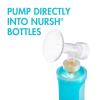 imageBoon Nursh Narrow Neck Pump Adapter for Medela Pumps to Nursh Bottles 2 Pack White