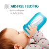 imageBoon Nursh Reusable Replacement Pouch with Collapsible Silicone Pouch Design  Everyday Baby Essentials  Stage 1 Slow Flow Bottles  Gray  4 Oz8 Ounce