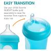 imageBoon Nursh Silicone Sippy Cup Lid  Convertible Transitional Sippy Spouts for Nursh Baby Bottles  Sippy Cup Lids for Babies  Baby Feeding Supplies  Ages 6 Months and Up  3 Count3 Count Pack of 1
