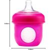 imageBoon Nursh Silicone Sippy Cup Lid  Convertible Transitional Sippy Spouts for Nursh Baby Bottles  Sippy Cup Lids for Babies  Baby Feeding Supplies  Ages 6 Months and Up  3 Count3 Count Pack of 1