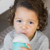 imageBoon Nursh Silicone Straw Sippy Cup Lid  Conversion Top for Bottles  Toddler Cup Top  Changes Baby Bottles into Cups  2 Count