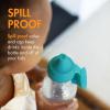 imageBoon Snug Sip Universal Water and Juice Silicone Bottle Toppers  Soft Spout Conversion Caps with Spill Proof Valves  Silicone Bottle Covers for Travel  Includes 4 Bottle Toppers and 4 Cases