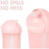 imageBoon Swig Insulated Silicone Straw Sippy Cup  Flip Top Spill Proof Toddler Straw Cups  Baby and Toddler Feeding Supplies  Baby Travel Essentials  9 Oz  MintPink