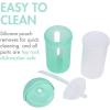 imageBoon Swig Insulated Silicone Straw Sippy Cup  Flip Top Spill Proof Toddler Straw Cups  Baby and Toddler Feeding Supplies  Baby Travel Essentials  9 Oz  MintMint