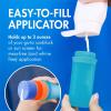 imageBoon Yuvi Sunscreen Applicator for Kids  Refillable and Spill Proof Kids Sunscreen Brush with Soft Foam Sponge  Summer Beach Essentials for Vacation  3 Oz Travel Size  1 Count1 Count Pack of 1
