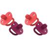 imageTomy JEWL Orthodontic Silicone Pacifier  Stage 2  Pink 4pkPink
