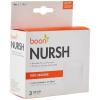 imageBoon Nursh Reusable Replacement Pouch with Collapsible Silicone Pouch Design  Everyday Baby Essentials  Stage 1 Slow Flow Bottles  Gray  4 Oz4 Ounce