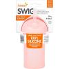 imageBoon Swig Insulated Silicone Straw Sippy Cup  Flip Top Spill Proof Toddler Straw Cups  Baby and Toddler Feeding Supplies  Baby Travel Essentials  9 Oz  MintPink