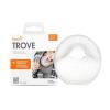 imageBoon Trove Silicone Manual Breast Pump Set  Hands Free Breast Milk Collector  Includes Polyester Travel Pouch  Breastfeeding Essentials  2 Count1 Count