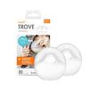 imageBoon Trove Silicone Manual Breast Pump Set  Hands Free Breast Milk Collector  Includes Polyester Travel Pouch  Breastfeeding Essentials  2 Count2 Count w Travel Pouch