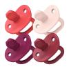 imageTomy JEWL Orthodontic Silicone Pacifier  Stage 2  Pink 4pkPink