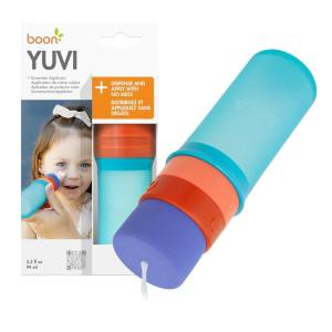 imageBoon Yuvi Sunscreen Applicator for Kids  Refillable and Spill Proof Kids Sunscreen Brush with Soft Foam Sponge  Summer Beach Essentials for Vacation  3 Oz Travel Size  1 Count1 Count Pack of 1