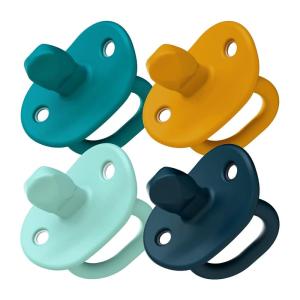 imageTomy JEWL Orthodontic Silicone Pacifier  Stage 2  Blue 2pkBlue