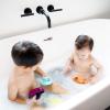 imageBoon Fleet Toy Boat Baby Bath Toys  Stacking Boat Toy Set for Bath Time Fun  Toddler and Baby Stacking Bathtub Toys With Drain Holes  5 Count  Ages 10 Months and UpNavy Multicolor