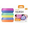 imageBoon Nursh Storage Buns for Baby Feeding Essentials  Baby Bottle Organizer and Storage  Holds Boon Nursh Bottle Pouches Nipples and Pacifiers  Baby BottleFeeding Supplies  Color Block  3 Count