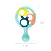 imageBoon Water Bugs Floating Bath Toys  Includes Net and Three Bug Bathtub Toys  Toddler Stocking Stuffers  Toddler Sensory Toys Promotes Fine Motor Control  Mint  Ages 10 Months and UpMint