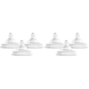 image:imageBoon Nursh Curve Silicone Baby Bottle Nipples  Platinum FoodSafe Silicone Bottle Nipples  Preemie Nipples for Baby Bottles  Baby BottleFeeding Supplies  3 Count3 Count Pack of 2