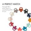 image:imageBoon Jewl Silicone Orthodontic Pacifier  Baby Pacifier with Soothing GemShaped Nipple  Comfortable Baby Pacifiers Natural Oral Muscular Development  Neutral  2 Count  3 Months36 Month