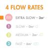 image:imageBoon Nursh Reusable Silicone Baby Bottles with Pouch  Stage 1 Slow Flow  4 Oz  3 Count  Extra Slow Silicone Nipples 3 PackSpeckle