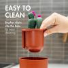 image:imageBoon Nursh Reusable Silicone Baby Bottles with Pouch Design  Stage 1 Slow Flow  4 Oz  3 Count and Boon Cacti Bottle Cleaning Brush Set  4 Count