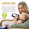 image:imageBoon Nursh Reusable Silicone Pouch Baby Bottles  Medium Flow Nipple  Silicone Baby Bottle Pouch and Nipple  Baby Feeding Essentials  Speckle  36 Months  4 Count  8 Ounce