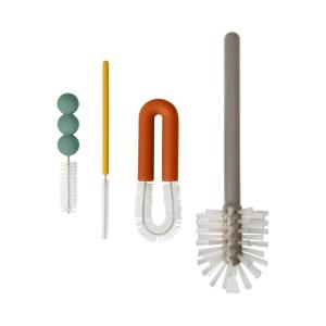 image:imageBoon Mod Replacement Baby Bottle Brushes  Includes Bottle Cleaner Brush Straw Cleaner Brush Nipple Brush and Detail Brush for Baby Bottles  Newborn Essentials  Deco  4 Count