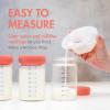 image:imageBoon Cache Glass Breastmilk Storage Bottles with Lids  Leakproof Containers for Breastmilk Baby Food Formula and Snacks  Freezer and Dishwasher Safe  8 Oz  3 Count